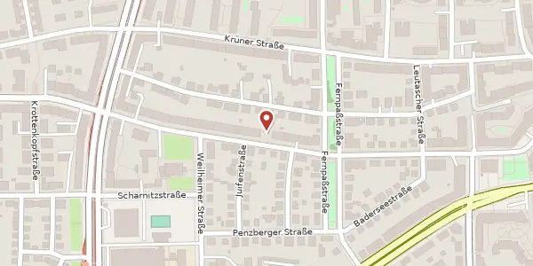Karte der Umgebung von Treffauerstr. 34, 81373 München