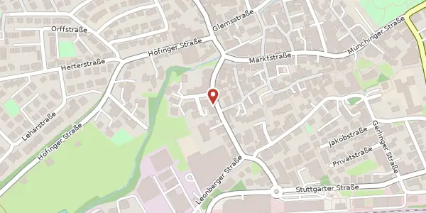 Karte der Umgebung von Autenstraße 12, 71254 Ditzingen