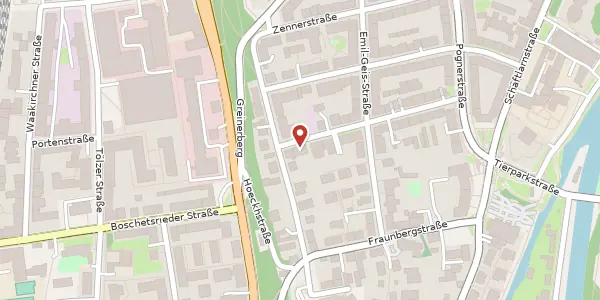 Karte der Umgebung von Badstr. 2, 81379 München