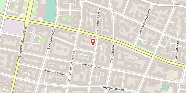Karte der Umgebung von Adelheidstr. 25 a, 80798 München
