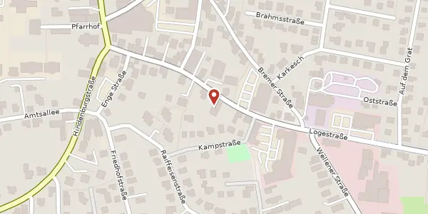 Karte der Umgebung von Logestraße 27, 27616 Beverstedt