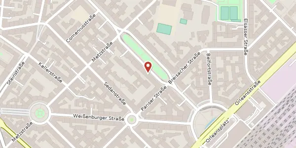 Karte der Umgebung von Wörthstr. 30, 81667 München