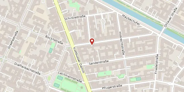 Karte der Umgebung von Bürknerstraße 17, 12047 Berlin