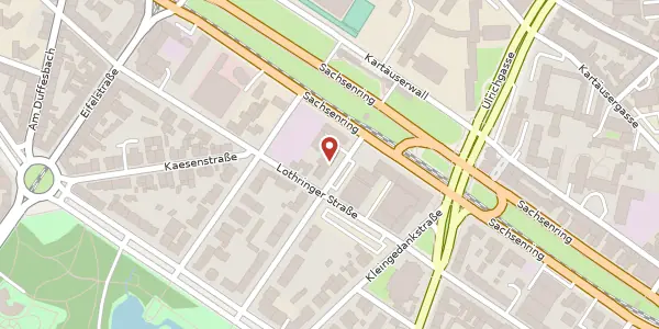 Karte der Umgebung von Overstolzenstraße 2a, 50677 Köln