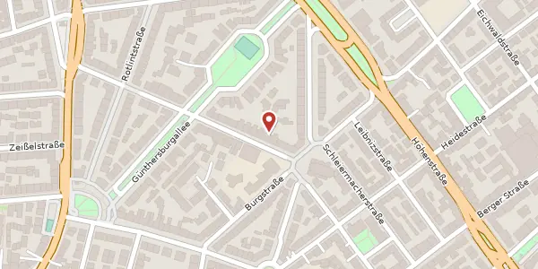 Karte der Umgebung von Vogelsbergstraße 10, 60316 Frankfurt