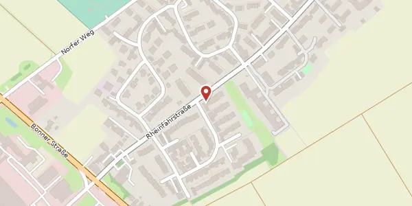 Karte der Umgebung von Rheinfährstr. 38b, 41468 Neuss