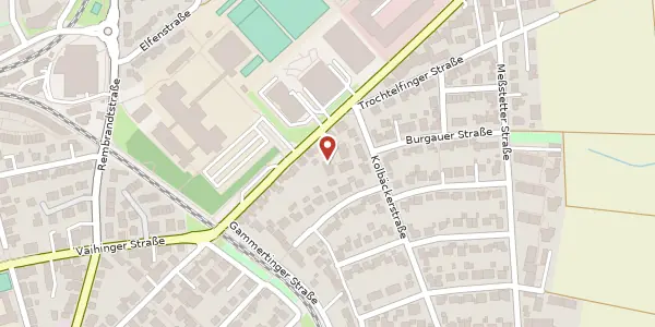 Karte der Umgebung von Sigmaringer Straße 94 a, 70567 Stuttgart