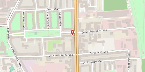 Karte der Umgebung von Merseburger Str. 88, 06110 Halle (Saale)