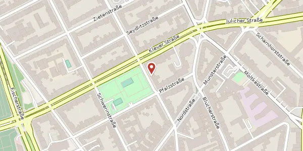 Karte der Umgebung von Mauerstr. 15, 40477 Düsseldorf