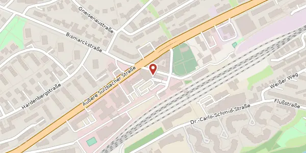 Karte der Umgebung von Äußere Sulzbacher Str. 124a, 90491 Nürnberg