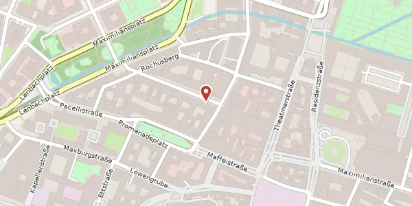 Karte der Umgebung von Prannerstr. 1, 80333 München