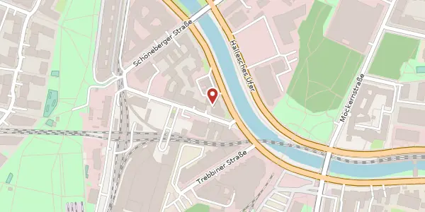 Karte der Umgebung von Tempelhofer Ufer 32, 10963 Berlin
