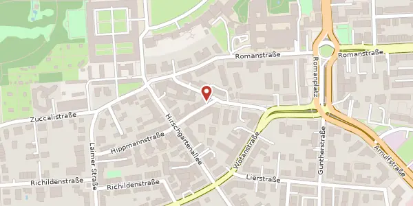 Karte der Umgebung von Hippmannstr 2, 80639 München