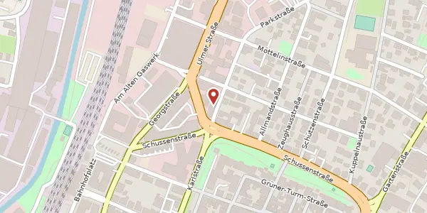 Karte der Umgebung von Berger Straße 1, 88212 Ravensburg