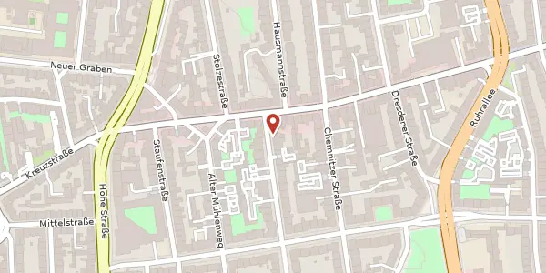 Karte der Umgebung von Plauener Str. 4, 44139 Dortmund