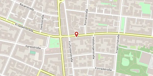 Karte der Umgebung von Franz-Joseph-Str. 43, 80801 München