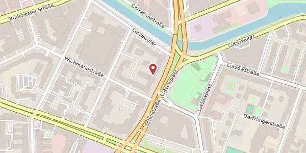Karte der Umgebung von Lützowplatz 10, 10785 Berlin