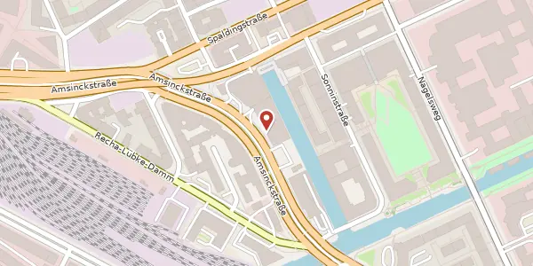 Karte der Umgebung von Amsinckstraße 41, 20097 Hamburg