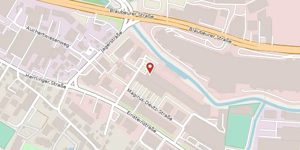 Karte der Umgebung von Magirus-Deutz-Straße 12, 89077 Ulm/Donau