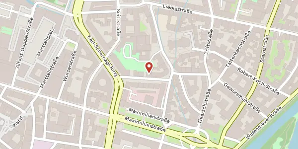 Karte der Umgebung von Bürkleinstr. 13, 80538 München