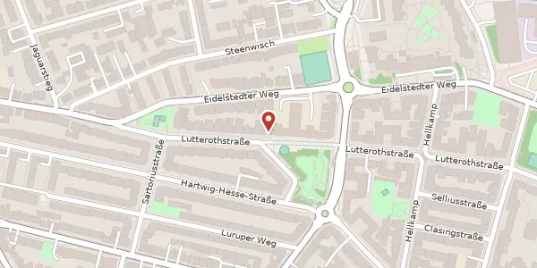 Karte der Umgebung von Lutterothstr. 82, 20255 Hamburg