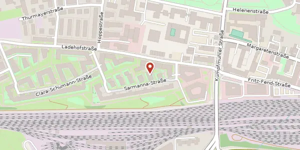 Karte der Umgebung von Sarmanna Straße 21, 93049 Regensburg
