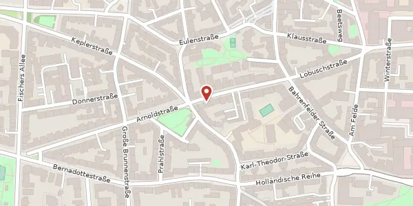 Karte der Umgebung von Arnoldstraße 27, 22765 Hamburg