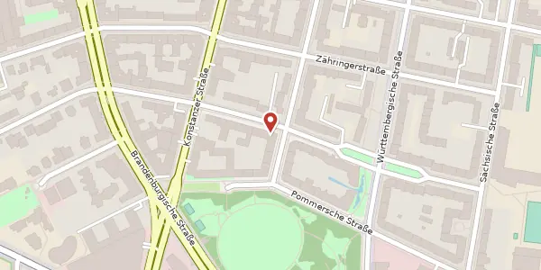 Karte der Umgebung von Wittelsbacherstraße 27a, 10707 Berlin