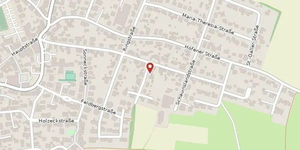 Karte der Umgebung von Heimatstraße 1, 79199 Kirchzarten