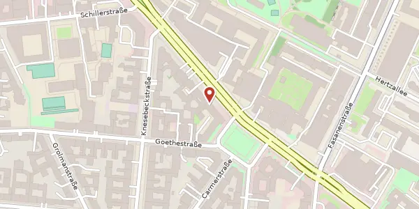 Karte der Umgebung von Hardenbergstraße 10, 10623 Berlin