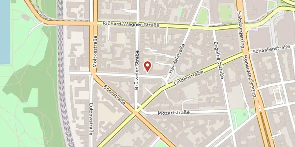 Karte der Umgebung von Jülicher Str. 10, 50674 Köln