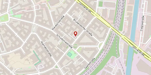 Karte der Umgebung von Braunschweiger Straße 14 / 2. Hinterhaus, 12055 Berlin