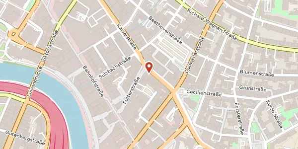 Karte der Umgebung von Kaiserstraße 10, 66111 Saarbrücken