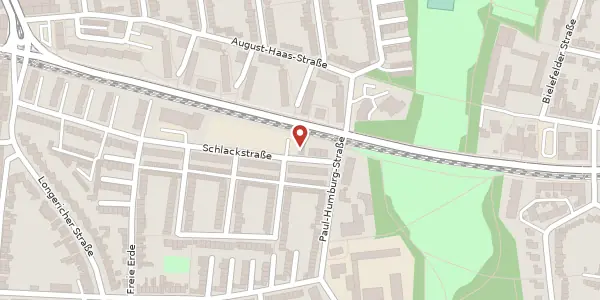 Karte der Umgebung von Schlackstraße 8, 50737 Köln