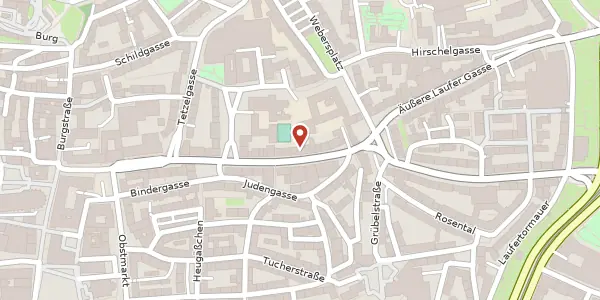 Karte der Umgebung von Innere Laufer Gasse 21, 90403 Nürnberg