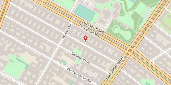 Karte der Umgebung von Chodowieckistraße 7, 10405 Berlin