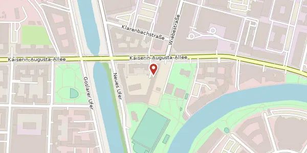 Karte der Umgebung von Kaiserin-Augusta-Allee 97 D, 10553 Berlin