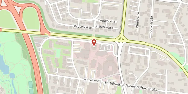 Karte der Umgebung von Rathausplatz 7, 34246 Vellmar