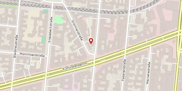 Karte der Umgebung von Kurfürstendamm 32, 10719 Berlin