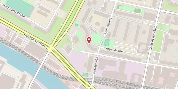 Karte der Umgebung von Krautstraße 28, 10243 Berlin