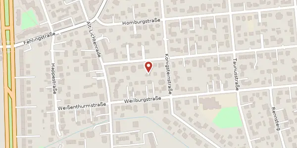 Karte der Umgebung von Kronbergstraße 5, 12309 Berlin