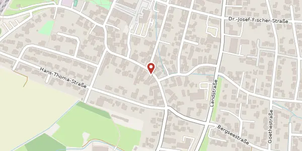 Karte der Umgebung von Hauptstraße 19, 76547 Sinzheim