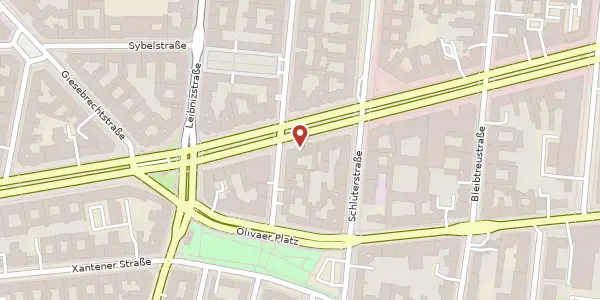 Karte der Umgebung von Kurfürstendamm 186, 10707 Berlin