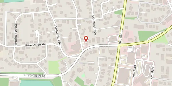 Karte der Umgebung von Hospitalstraße 8, 28790 Schwanewede
