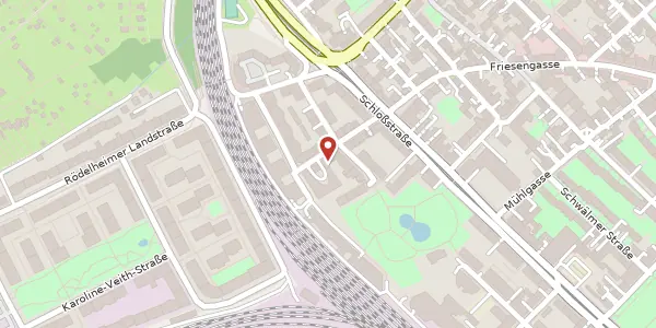 Karte der Umgebung von Hersfelder Str. 19, 60487 Frankfurt am Main