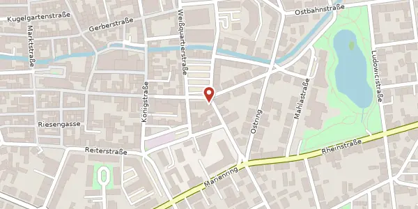 Karte der Umgebung von Moltkestraße 10, 76829 Landau in der Pfalz