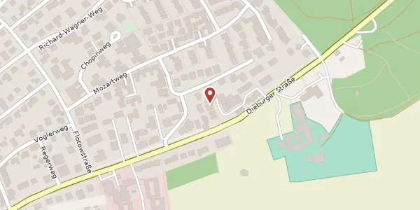 Karte der Umgebung von Dieburger Str. 234d, 64287 Darmstadt