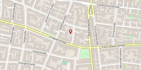 Karte der Umgebung von Gentzstr. 3, 80796 München
