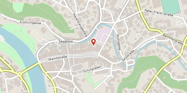 Karte der Umgebung von Marktstr. 57, 83646 Bad Tölz