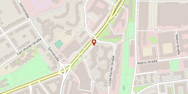 Karte der Umgebung von Grafenberger Allee 289, 40237 Düsseldorf